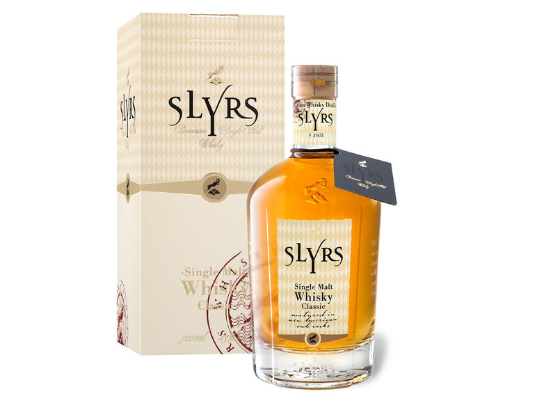 Gehe zu Vollbildansicht: Slyrs Bavarian Single Malt Whisky mit Geschenkbox 43% Vol - Bild 1