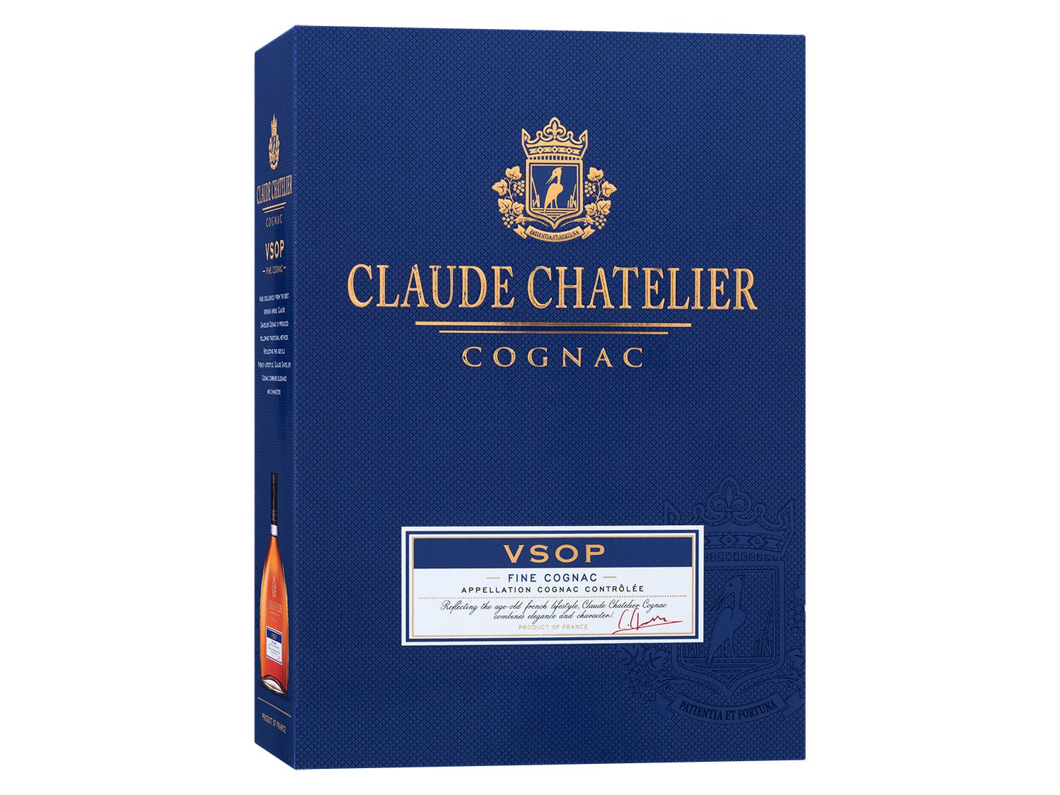Thumbnail - Claude Chatelier VSOP Cognac mit Geschenkbox 40% Vol