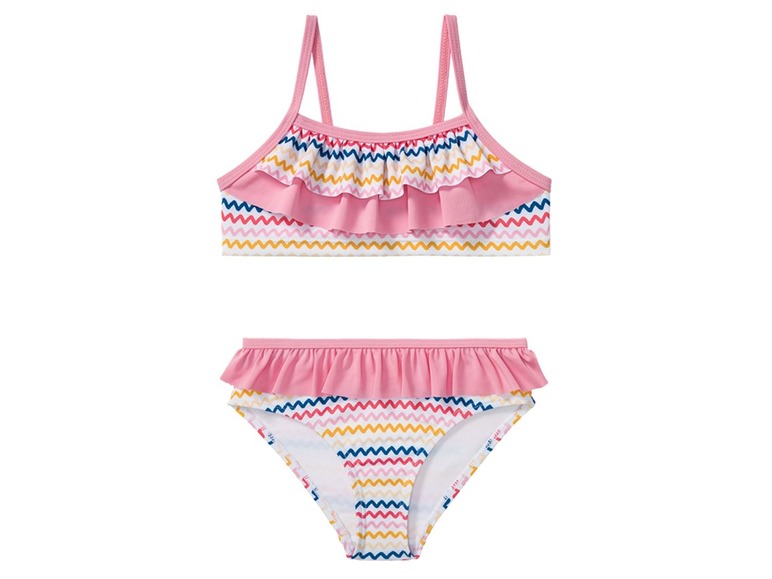 Gehe zu Vollbildansicht: LUPILU® Kleinkinder Bademode Mädchen, Bikini oder Badeanzug, mit Elasthan - Bild 2