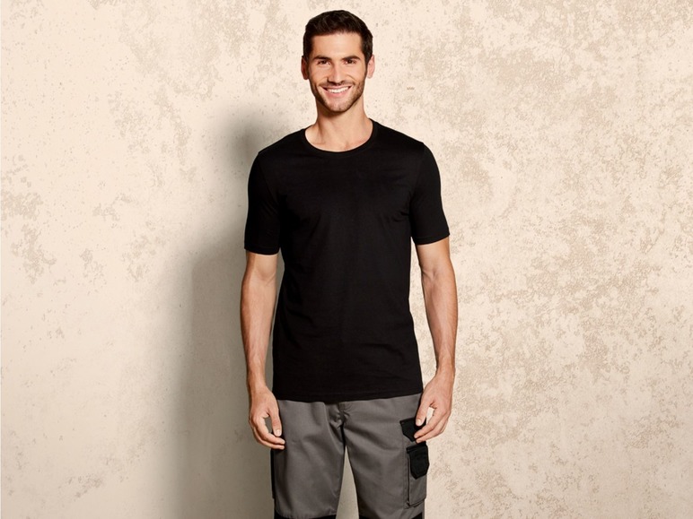 Gehe zu Vollbildansicht: LIVERGY® T-Shirts Herren, 2 Stück, aus Baumwolle - Bild 15
