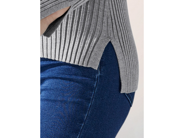 Gehe zu Vollbildansicht: esmara Damen Pullover, in Rippstrick-Qualität - Bild 17