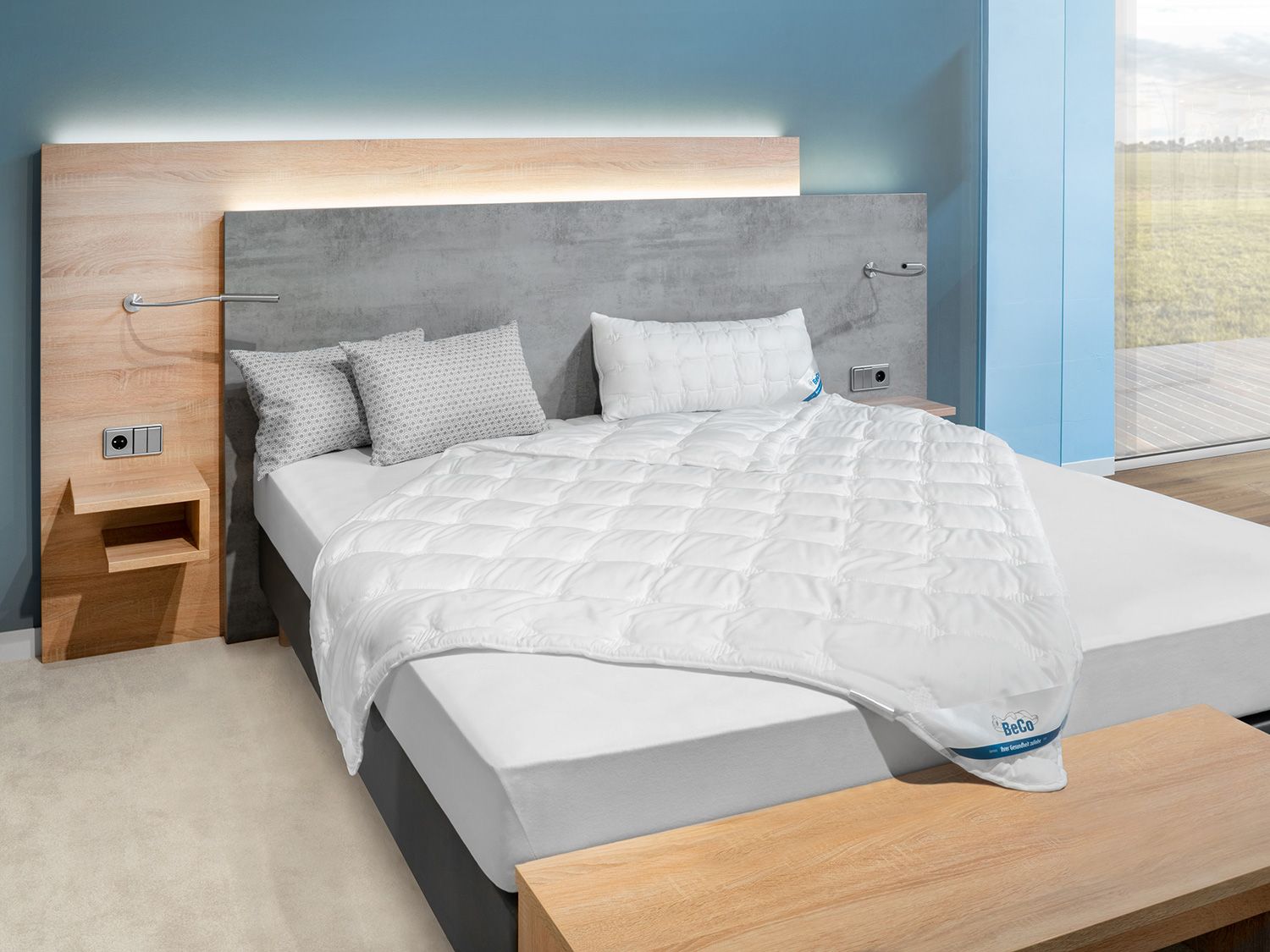 BeCo Sommer-Bettdecke »Medibett Cotton Soft«, perfekte Klimatisierung, leicht
