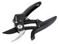 Eine schwarze Gartenschere von Fiskars.