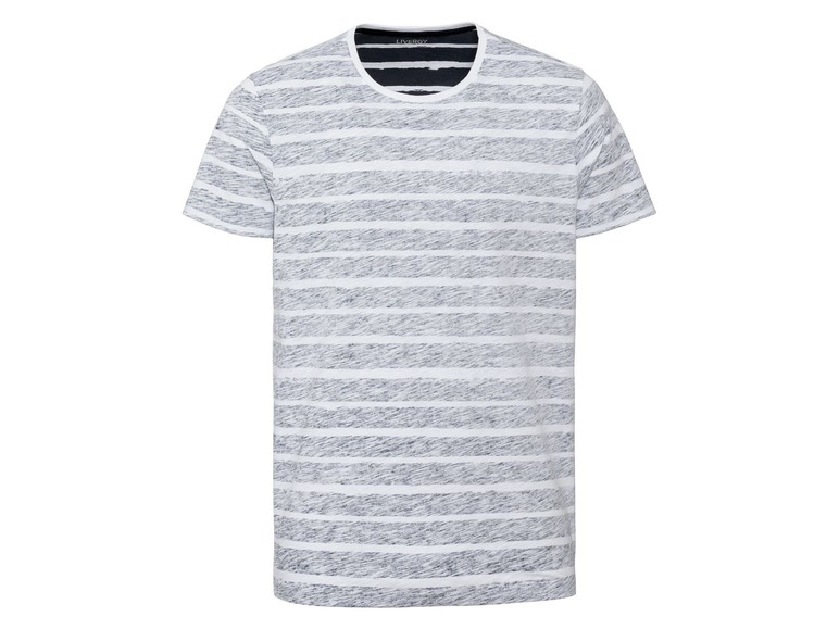 Gehe zu Vollbildansicht: LIVERGY® T-Shirt Herren, mit Rundhalsausschnitt, aus reiner Baumwolle - Bild 6
