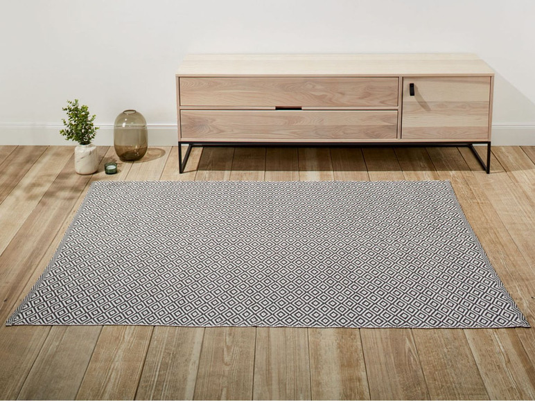 Gehe zu Vollbildansicht: MERADISO® Teppich, 140 x 200 cm, aus reiner Baumwolle - Bild 12
