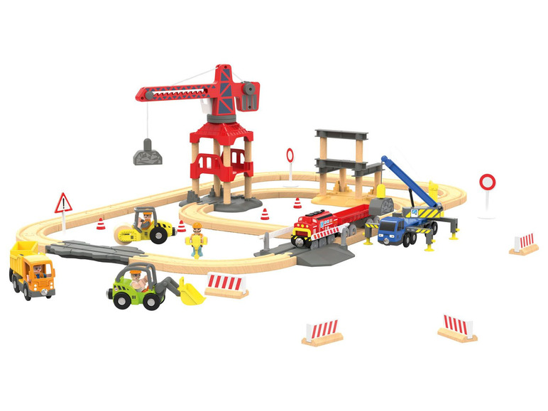 Gehe zu Vollbildansicht: PLAYTIVE® Eisenbahnset »Baustelle« oder »Dschungel« - Bild 5