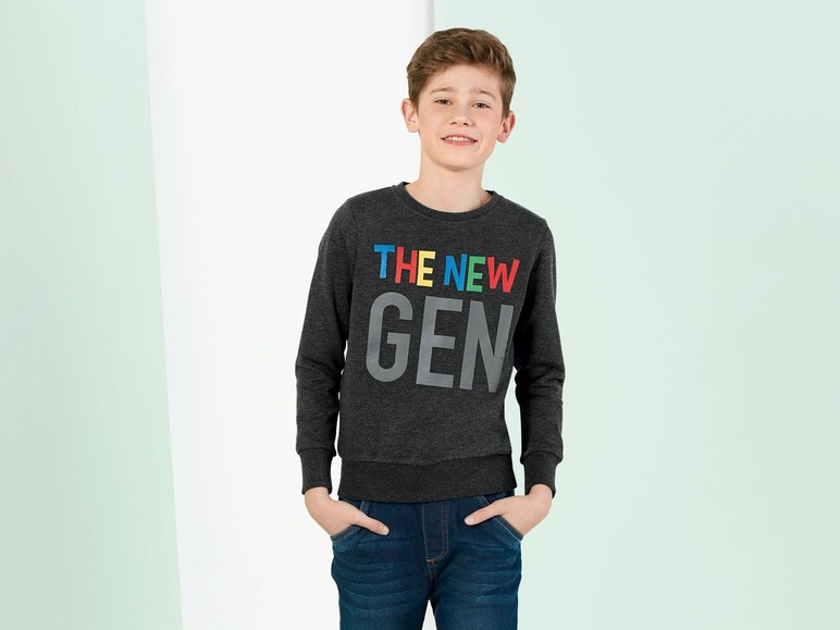 Gehe zu Vollbildansicht: PEPPERTS® Sweatshirt Jungen, Sweat-Qualität, mit Baumwolle - Bild 4