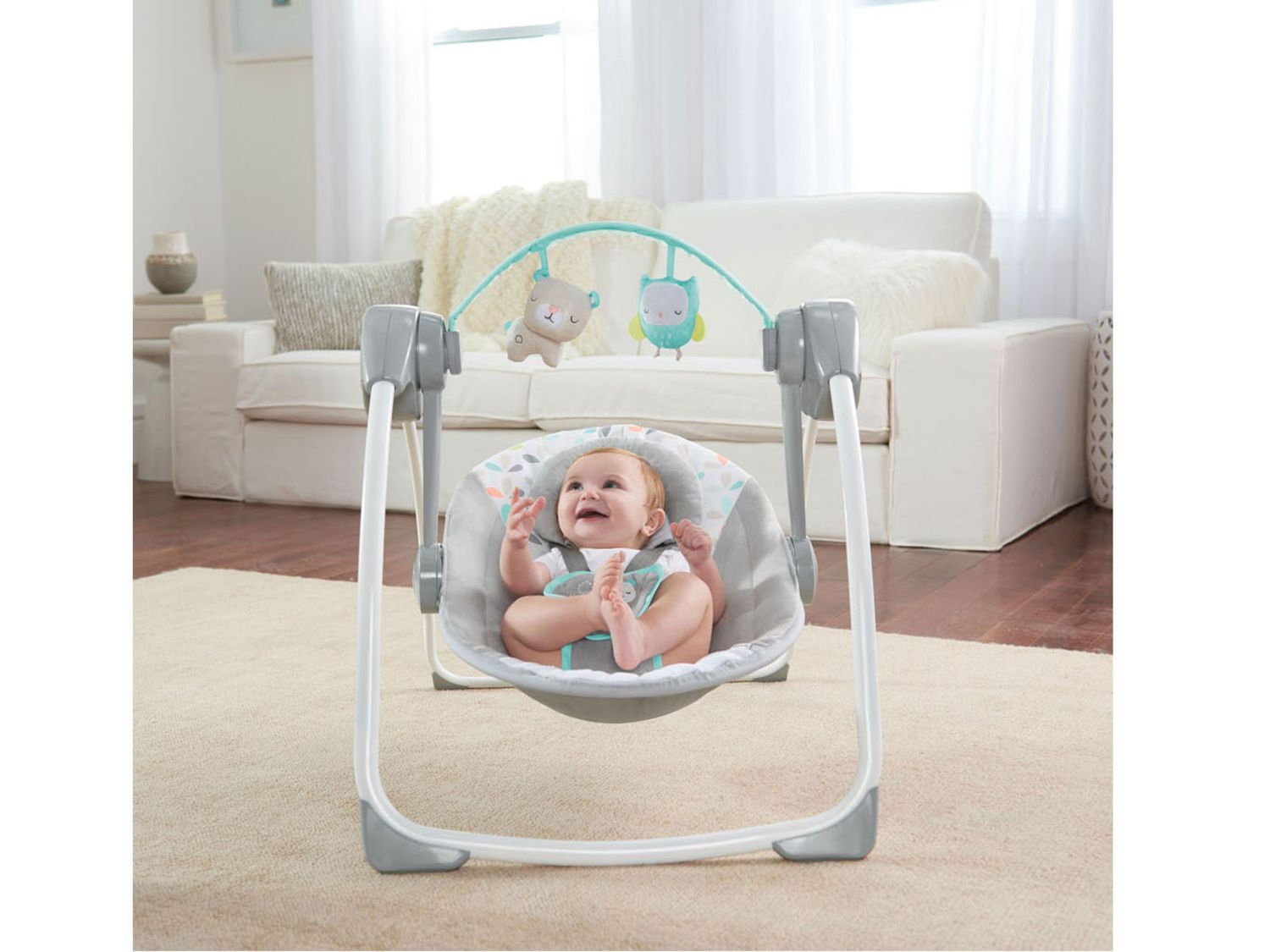 Thumbnail - Ingenuity™ Ingenuity Comfort 2 Go tragbare Schaukel »Fanciful Forest™«