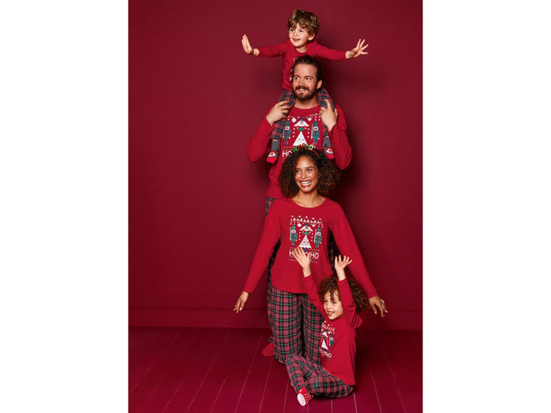 Gehe zu Vollbildansicht: esmara Damen Weihnachts-Pyjama - Bild 15