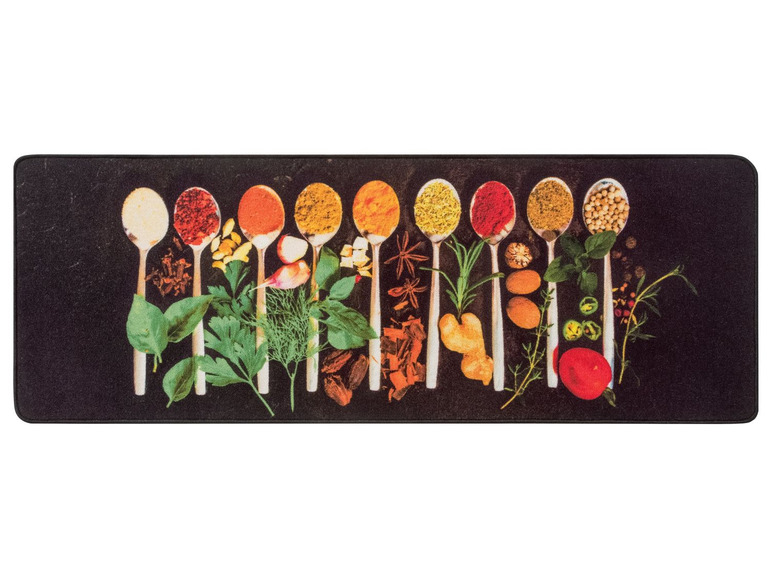 Gehe zu Vollbildansicht: meradiso Küchenläufer, 65 x 180 cm, umkettelter Rand, rutschhemmende Unterseite - Bild 6