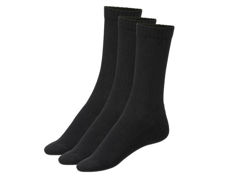 Gehe zu Vollbildansicht: LIVERGY® Socken Herren, 3 Paar, Basic, hoher Baumwollanteil - Bild 5
