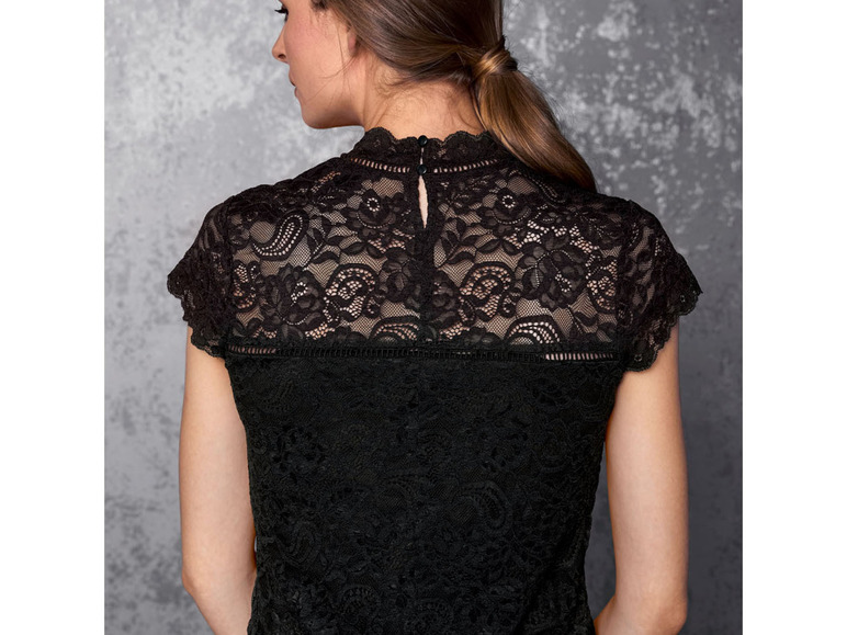 Gehe zu Vollbildansicht: esmara® Damen Shirt, mit Spitze - Bild 9