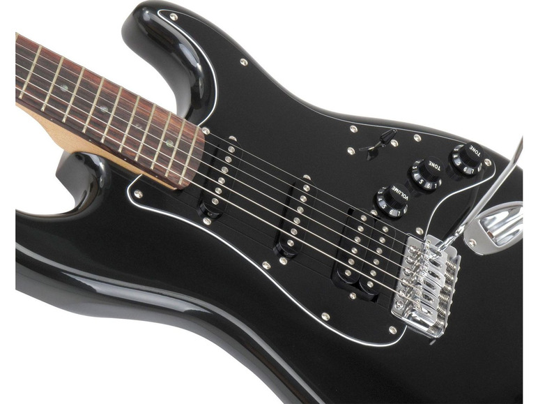 Gehe zu Vollbildansicht: Rocktile Pro ST60-BK E-Gitarre All Black - Bild 5