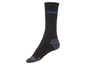 Schwarze Dickies Socken mit blauen Akzenten.