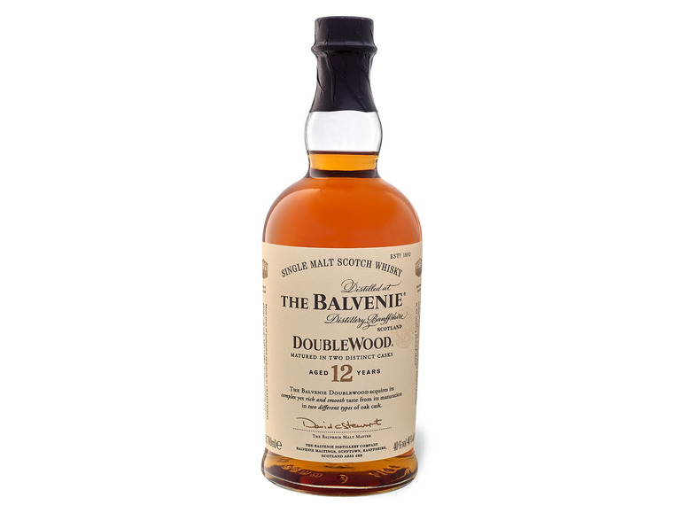 Scotch mit 12 Malt Balvenie Jahre The 40% Double Wood Vol Whisky Single Geschenkbox