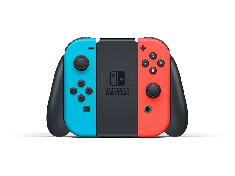 Gehe zu Vollbildansicht: Nintendo Switch Konsole, mit Joy-Con-Controllern, in Neonfarben - Bild 13