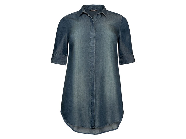 Gehe zu Vollbildansicht: ESMARA® Kleid, in Jeans-Optik, legere Passform, aus Lyocell - Bild 5