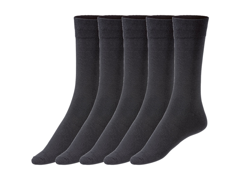 Gehe zu Vollbildansicht: LIVERGY Herren Socken, 5 Paar, mit Baumwolle - Bild 4