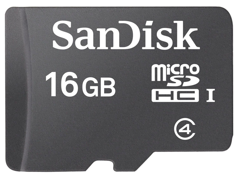 Gehe zu Vollbildansicht: SanDisk microSDHC Speicherkarte 16 GB - Bild 1