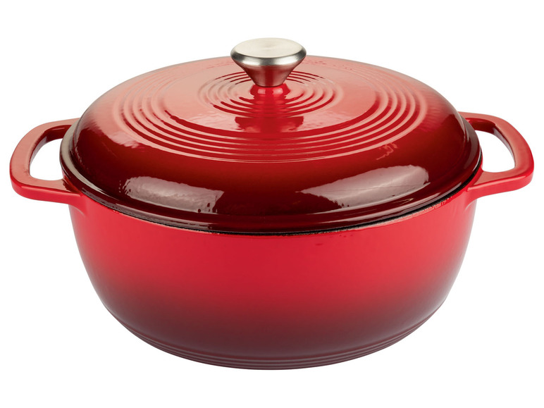 Gehe zu Vollbildansicht: ERNESTO® Topf Gusseisen emailliert, 5,7L - Bild 1