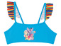 Ein blauer Bikini mit My Little Pony-Print und Regenbogen-Details.