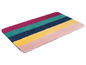Badematte mit bunten Streifen