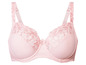 Ein rosa BH mit Spitze