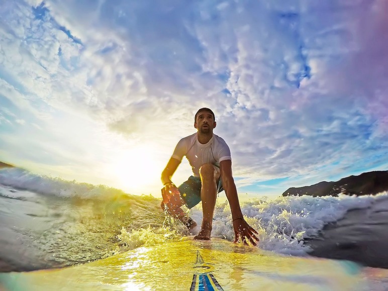 Gehe zu Vollbildansicht: GoXtreme Befestigung für Action Kamera GoXtreme Surfboard mount Schwarz - Bild 7