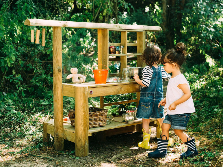 Gehe zu Vollbildansicht: Plum® Kinderküche »Discovery«, Outdoor, aus nachhaltigem Holz, ab 3 Jahren - Bild 4