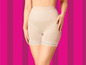 Beigefarbene Shapewear mit Spitze