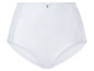 Weiße Unterhose mit Spitze.