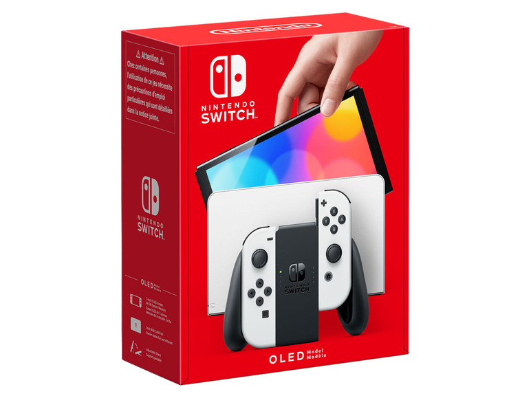 Gehe zu Vollbildansicht: Nintendo Switch (OLED-Modell) Weiss - Bild 1