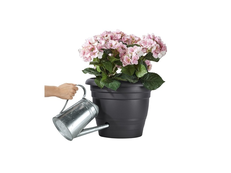 Gehe zu Vollbildansicht: PARKSIDE® Blumentopf, 40 cm Durchmesser, mit Wasserbevorratung, seitlicher Überlauf - Bild 6