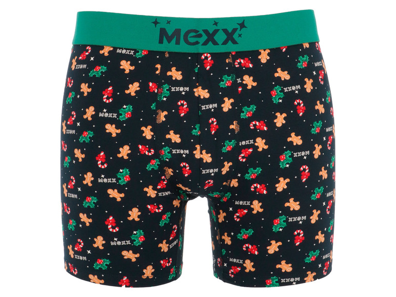 Gehe zu Vollbildansicht: MEXX Herren Boxer Weihnachten, mit Baumwolle - Bild 3