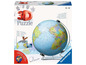 Ravensburger 3D Puzzle eines Globus mit drehbarem Ständer.