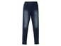 Dunkelblaue Jeans mit Stretch für Mädchen.