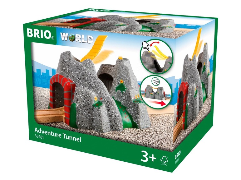 Gehe zu Vollbildansicht: BRIO Kinderspielzeug »Magischer Tunnel«, mit 4 Eisenbahngeräuschen, ab 3 Jahren - Bild 6