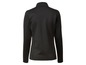 Eine schwarze Fleecejacke für Damen.