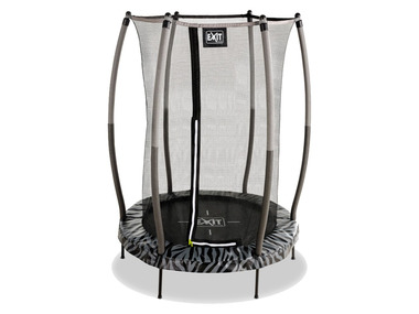 EXIT - EXIT Trampolin »Tiggy Junior«, mit Sicherheitsnetz, für In- & Outdoor, 140 cm Durchmesser (schwarz)