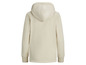 Beige Kapuzenpullover.