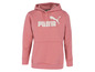 Rosa Puma Hoodie mit weißem Logo.