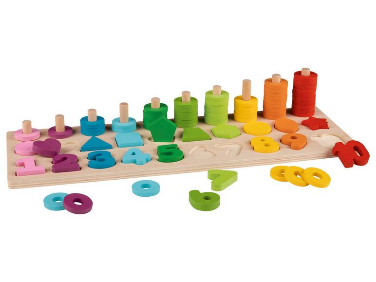 Gehe zu Vollbildansicht: Playtive Holzspielzeug Rechenset »Montessori« - Bild 2