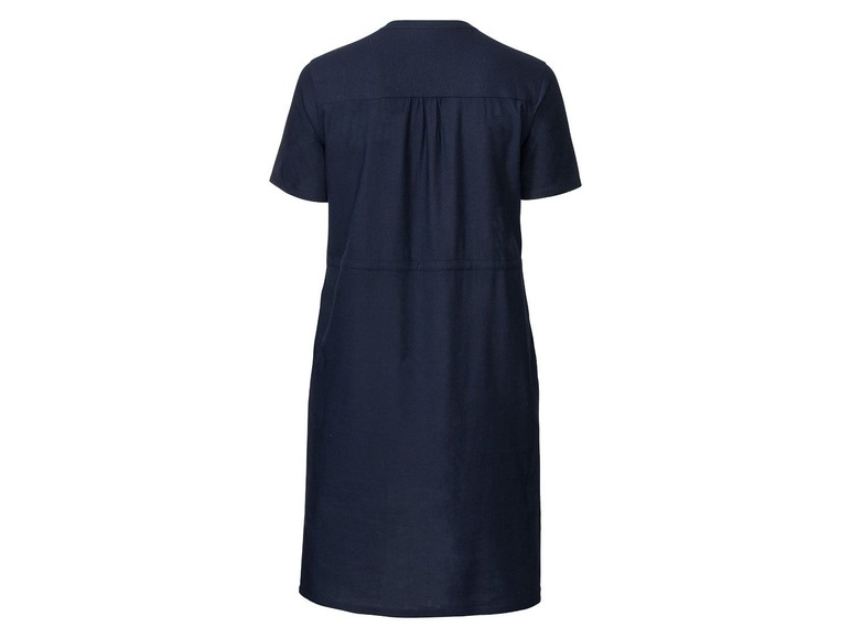 Gehe zu Vollbildansicht: ESMARA® Leinenkleid, mit seitlichen Eingrifftaschen oder Reißverschluss, mit Viskose - Bild 6