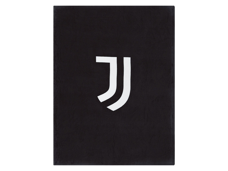 Ein schwarzes Handtuch mit dem Juventus-Logo.