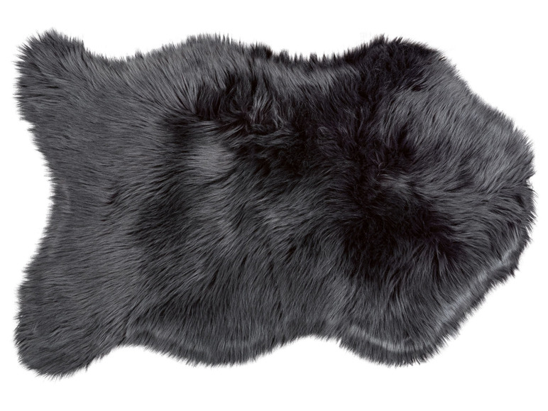 Go to full screen view: Livarno Home faux fur rug, long pile, 60 x 90 cm - Image 3