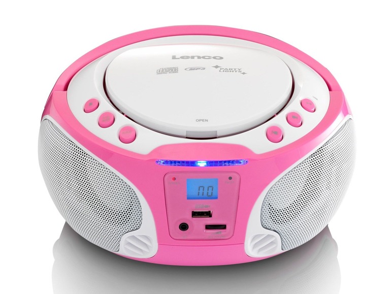 Gehe zu Vollbildansicht: Lenco CD Player mit Karaoke Stereo Anlage SCD-650 - Bild 3