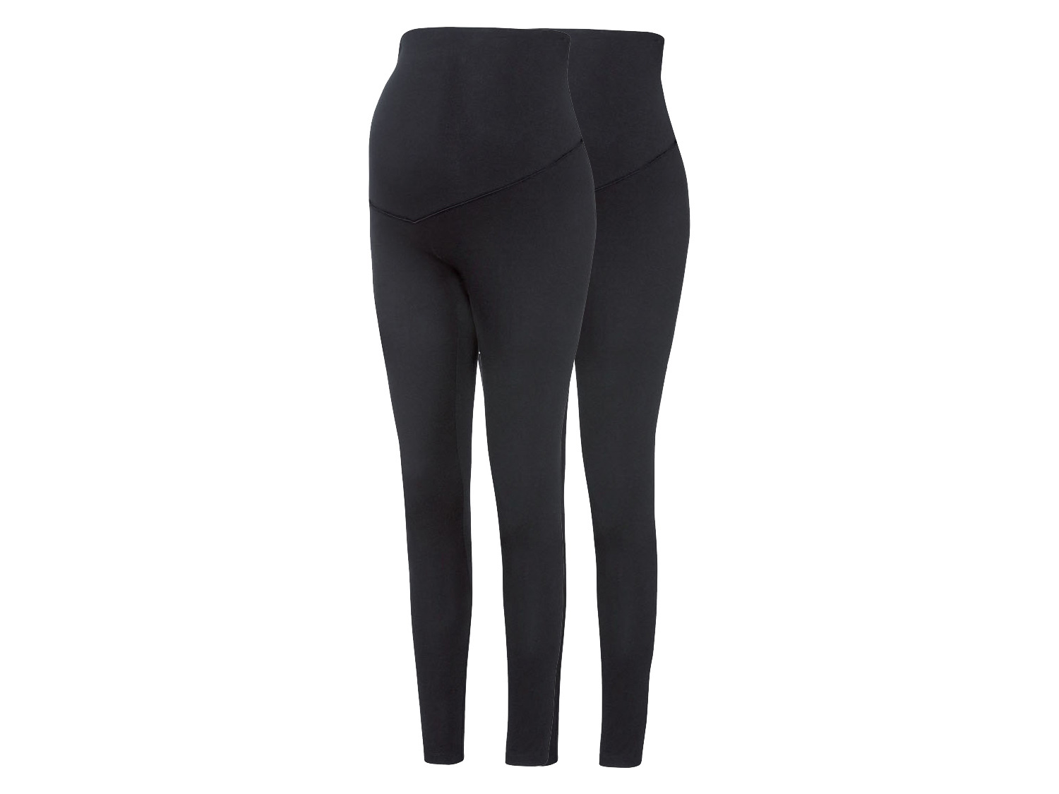 esmara® Damen Umstands Leggings, 2 Stück, mit Bio-Baum…