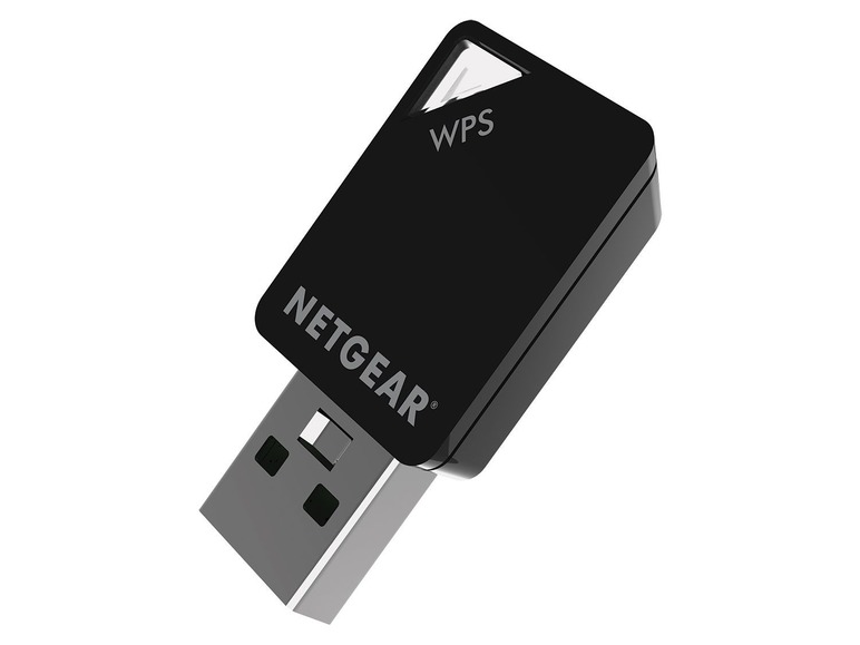 Gehe zu Vollbildansicht: NETGEAR A6100 802.11AC/N 1X1 DB WLAN USB Adapter - Bild 3