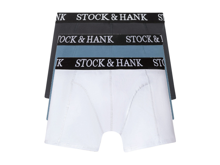 Gehe zu Vollbildansicht: Stock&Hank Boxer Herren, 3 Stück, mit elastischem Bund - Bild 10