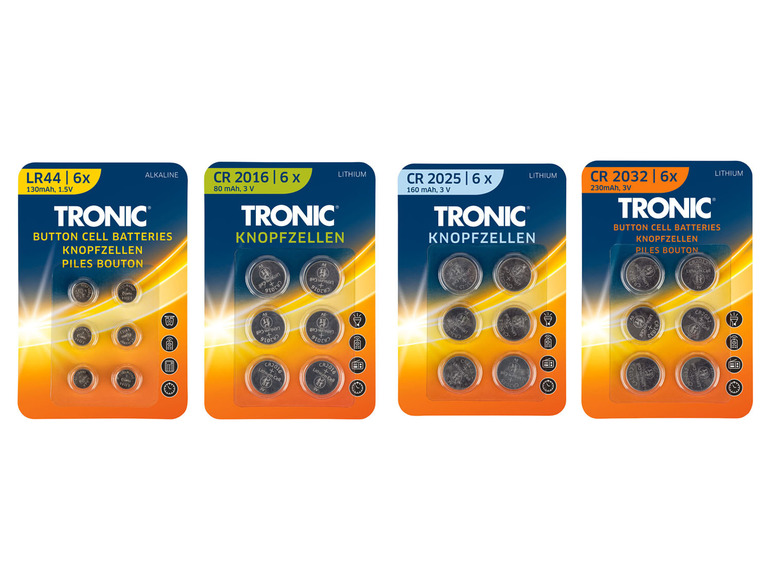 Gehe zu Vollbildansicht: TRONIC® Knopfzellen - Bild 1